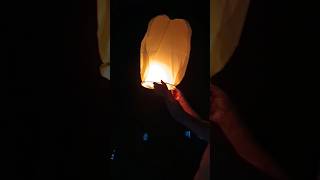 Fanus Flying🥰🥰 🎇🌠satranga song  arijit singh shorts song sky lantern pamagaresa entertainment [upl. by Streeter]