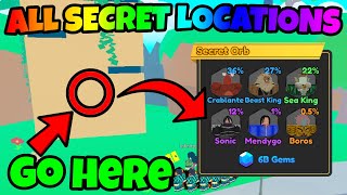 BEST GUIDE Every SECRET Location In Anime Punching Simulator 2 [upl. by Mahon]