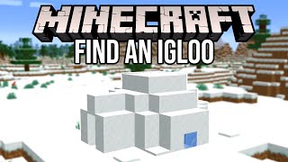 How to Find an Igloo in Minecraft All Versions [upl. by Attenweiler581]