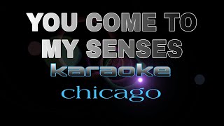 YOU COME TO MY SENSES chicago karaoke [upl. by Irrehs]