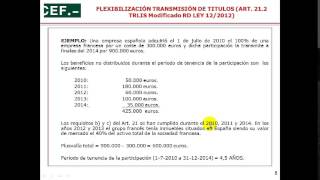 Impuesto de Sociedades 12 Rentas exentas y ventas a plazos [upl. by Mmada]