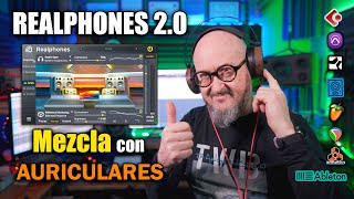 NUEVO 🎧 Realphones 20 MEZCLA con AURICULARES Calibrados y EMULACIÓN de Sala [upl. by Eeldarb502]