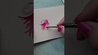 Tropical Watercolor Christmas Cards Florida Pink Flamingo [upl. by Sicard]