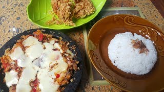 RESEP AYAM GEPREK MOZARELLA CAROLINA REAPER PALING PEDAS  ASMR EATING [upl. by Elisee]