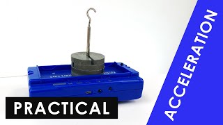 Acceleration and Force Experiment Constant Mass  GCSE Physics [upl. by Couchman]