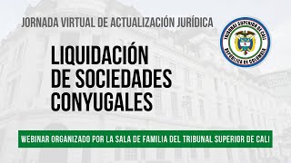 Liquidación de sociedades conyugalesSala de Familia Tribunal Superior del Distrito Judicial de Cali [upl. by Essie344]