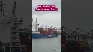 BG SAPPHIRE Container Ship  Spotted Europort Rotterdam 🛟⚓️ subscribe marinoph ofw [upl. by Gonick]