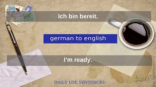 Deutsch nach Englisch  Englisch lernen nützliche Sätze german to english [upl. by Petit]