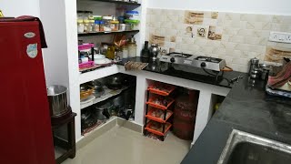 Kitchen tour Tamil  How to organize small kitchenKitchen organization ideas in tamil [upl. by Talbot869]