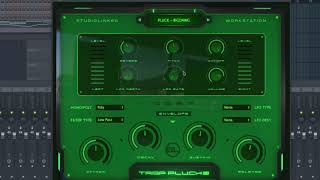 Free Midi using Trap Plucks VST StudioLinked [upl. by Leilah]