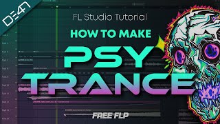 HOW TO MAKE PSYTRANCE  FL Studio Tutorial FREE FLP [upl. by Elnora908]