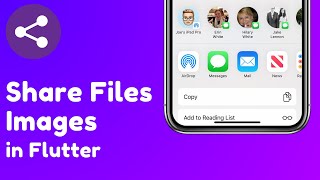 Flutter Share  Share File Image Text URL [upl. by Jacinto913]