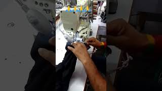 cover seam by flat lock machineshorts export silai sewingtechnology IndianSewingVloger machine [upl. by Lipson]