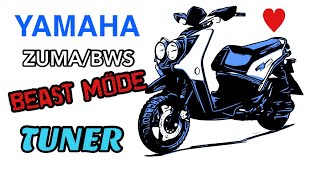 HOW TO MAKE A YAMAHA ZUMA  BWS FASTER IN 10 MINUTES [upl. by Aelhsa]