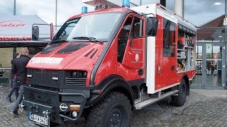 Bremach TRex Feuerwehr 2017 In detail review walkaround Interior Exterior [upl. by Nnahgem]