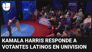 Los momentos más destacados del foro de Kamala Harris con votantes latinos en Univision [upl. by Joscelin]