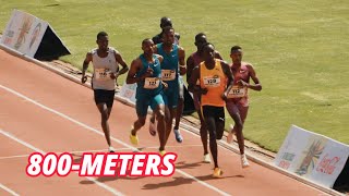 Epic Battle Mens 800m Semifinal 1  Paris Olympics Trials 2024 [upl. by Leontine]