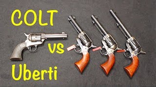 Colt Single Action Army vs Uberti SAA History and Comparison [upl. by Lasser556]