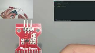 Arduino  Water level sensor 💦💦 [upl. by Nosak]