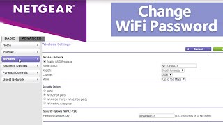 How to Change your Wireless Router Name and Password  NETGEAR [upl. by Akimed328]