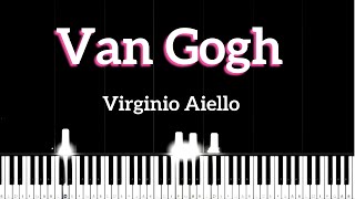 Van Gogh  Virginio Aiello  Easy Piano TutorialSlow [upl. by Ilrahc]