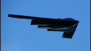 2024 B2 Stealth Bomber Rose Parade Flyover Pasadena California [upl. by Binni]