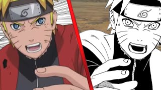 8 DIFERENÇAS DO ANIME X MANGÁ DE NARUTO [upl. by Aglo]