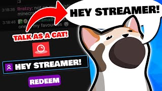 How To Turn Twitch Chat into A Talking Cat [upl. by Eves380]