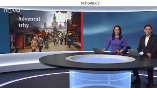 Adventní trhy v Česku 7122024 tv nova [upl. by Rinna]