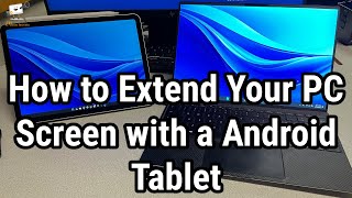 Transform Your Android Tablet into a Second Monitor for Your PC  தமிழ் [upl. by Ninerb]