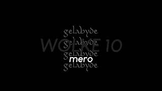 MERO  wolke 10 slowed [upl. by Annaitsirk]