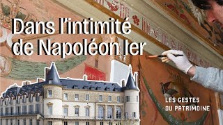 La restauration de lappartement de Napoléon Ier au château de Rambouillet 🐝 [upl. by Zevahc]