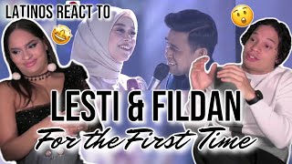 Latinos react to DANGDUT for the first time  Fildan and Lesti singing LIVE quotgerimis melanda hatiquot [upl. by Aneehsirk]