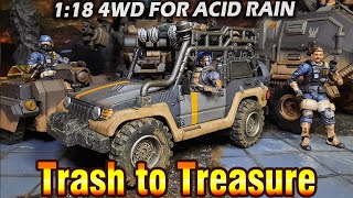 The One amp Only New 118 scale 4WD for Acid Rain World F109 action figures  Plus tutorial [upl. by Jochbed]