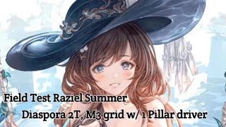 グラブル ディアスポラ 2T  GBF Diaspora 2T Field test with Raziel Summer [upl. by Eicnan]