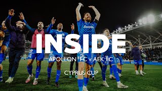 🎥 𝗜𝗡𝗦𝗜𝗗𝗘  Apollon FC vs AEK FC 21 [upl. by Asilrac]