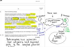 AS Biology AQA 2016 Paper 1 Q9 explanations amp exam technique passage  comprehension on enzymes [upl. by Imugem]