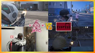 Besties vs Cypress vs Cops  What a mess  NoPixel 40 GTA RP [upl. by Limaa]