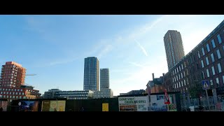 Copenhagen skyscraper district and old Carlsberg brewery Valby [upl. by Naesyar491]