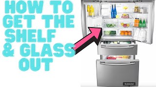 Samsung Refrigerator Shelf and Glass Removal Step by Step Instructions [upl. by Airotkciv]