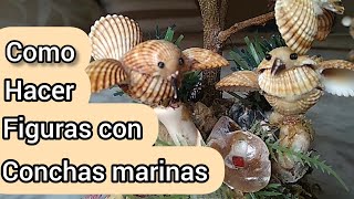 Como Hacer Figuras Con Conchas Marinas [upl. by Litha381]