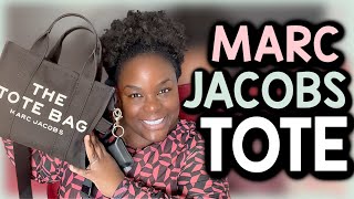 MARC JACOBS TOTE BAG  WHATS IN MY BAG [upl. by Rimisac]