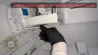 GE Refrigerator Not Making Ice Easy Fix Testing Icemake [upl. by Florrie]