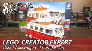 🚘 LEGO Creator Expert 10220  Volkswagen T1 Camper Van  Unboxing Speedbuild Review  deutsch [upl. by Ynafetse]