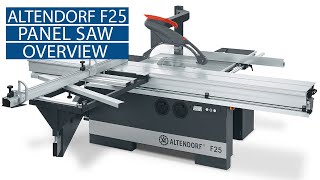 Sliding Table Panel Saw  Altendorf F25 [upl. by Oinota]