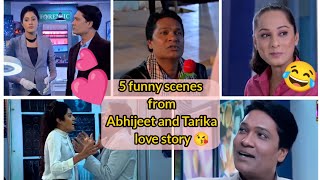 Funny moments of Abhijeet and Tarika love story Cid comedy scenescid [upl. by Seko]