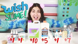 MAKING SLIME OUT OF WISH SLIME SUPPLIES Slimeatory 492 [upl. by Anerok693]