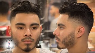 Mens Haircut  Curly Hair Drop Fade  Skin Fade Haircut [upl. by Kcir]