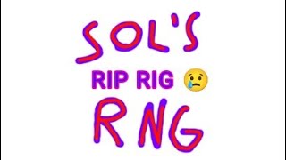 🌠 RIG IS DEAD  Sols RNG News 🌠 solsrng [upl. by Natividad]