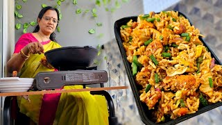 Chicken Fried Rice Recipe  Street Style Chicken Fried Rice Fried Rice Tamil  Chicken Rice [upl. by Otti]